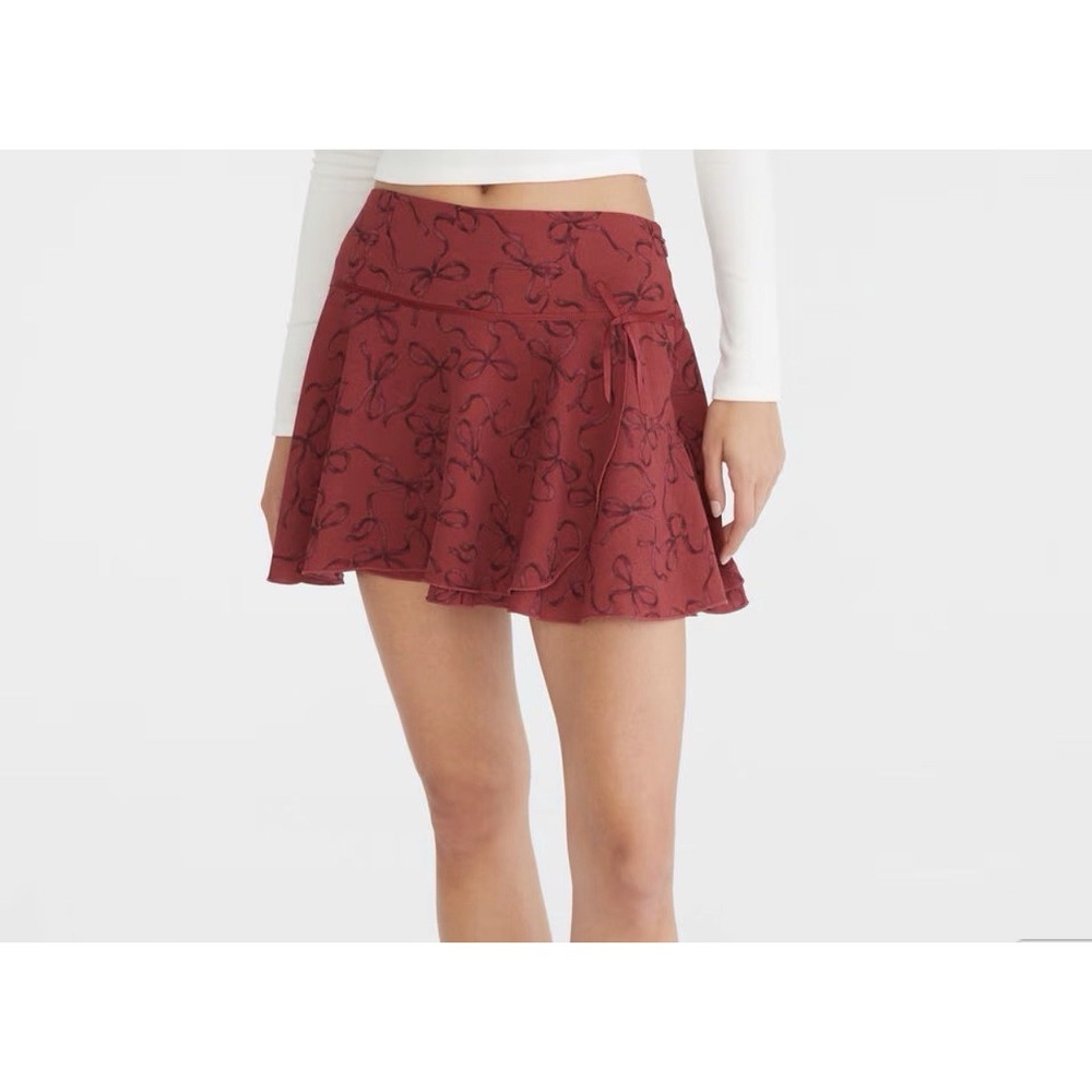 Juniors' Aeropostale Print Drop Waist Mini Skirt - Size XL